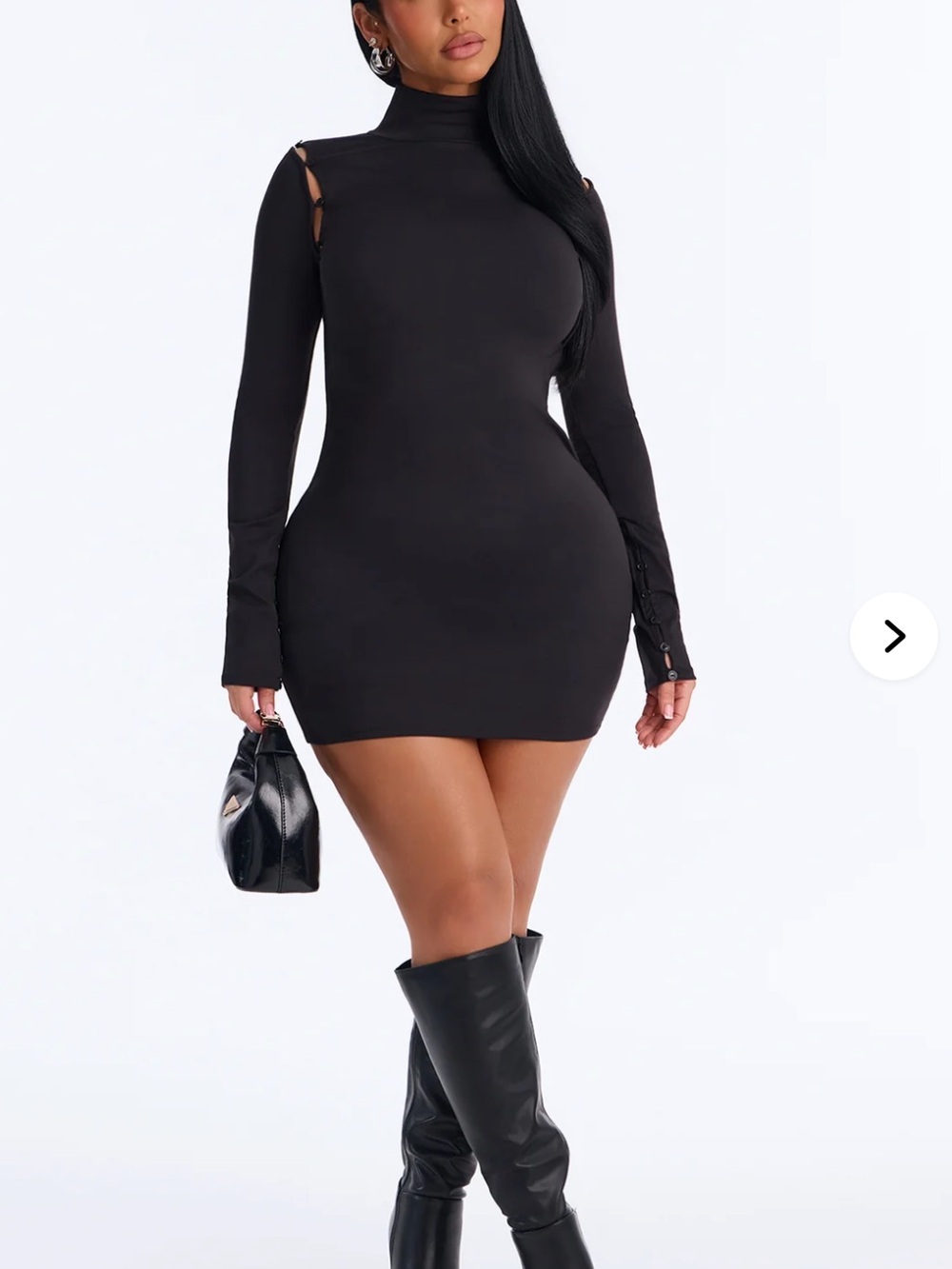 Backless mini dress